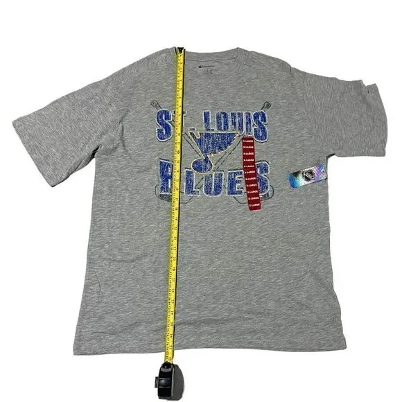 Champion Men’s St. Louis Blues T Shirt Size XL - Picture 2 of 4